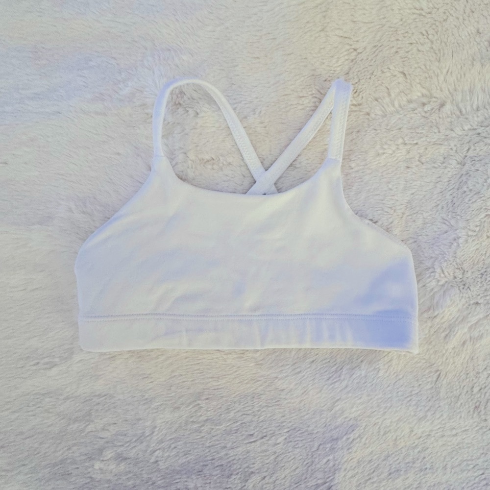 Athleta Girl White Sports Bra